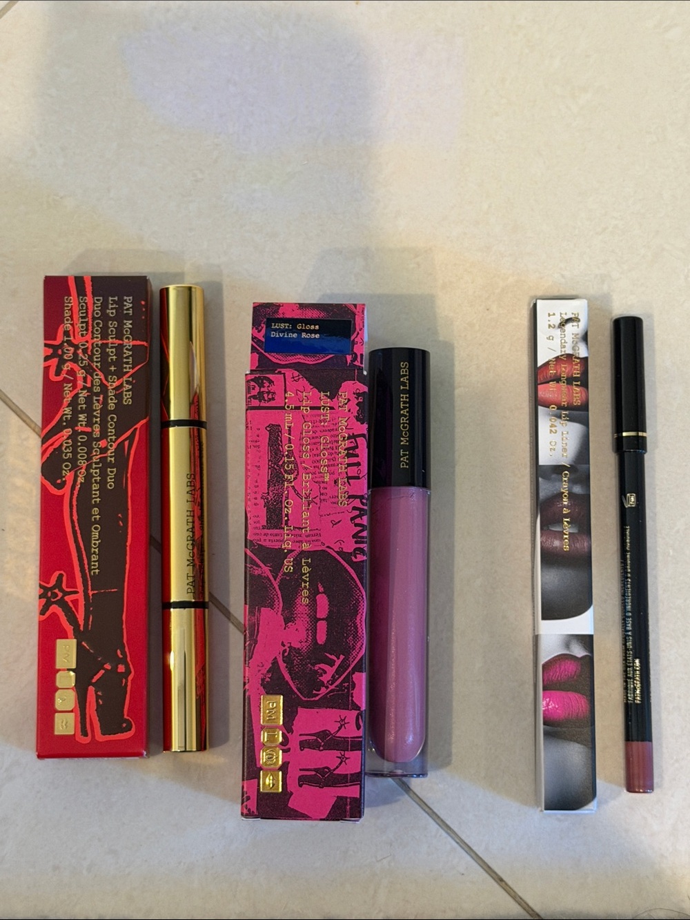 Pat McGrath Divine Rose Lip Gloss & Lip Liner Set - Dusty Rose